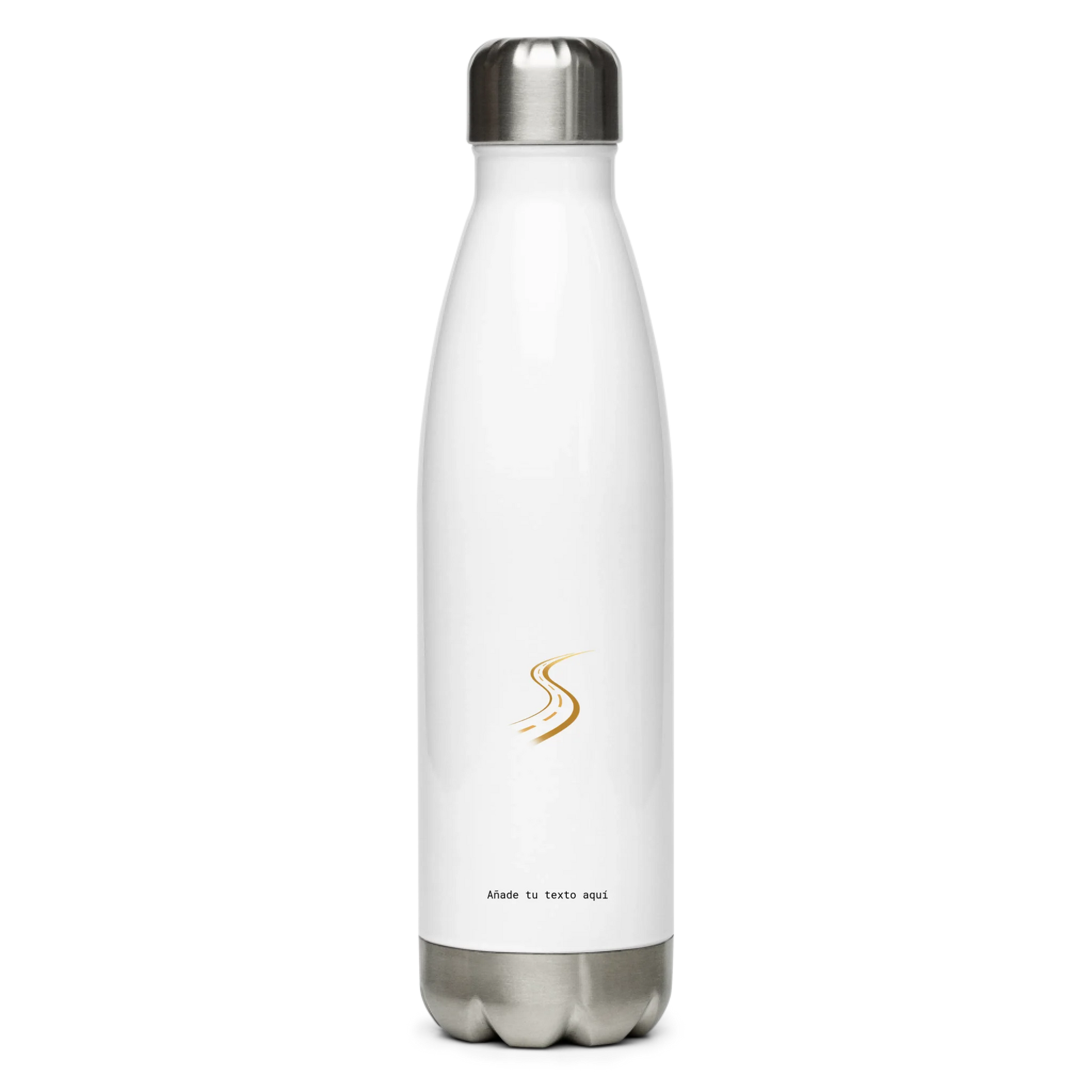 Botella blanca derecha